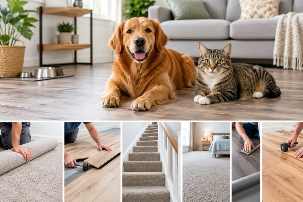 Best Flooring for Pet Homes That Really Lasts