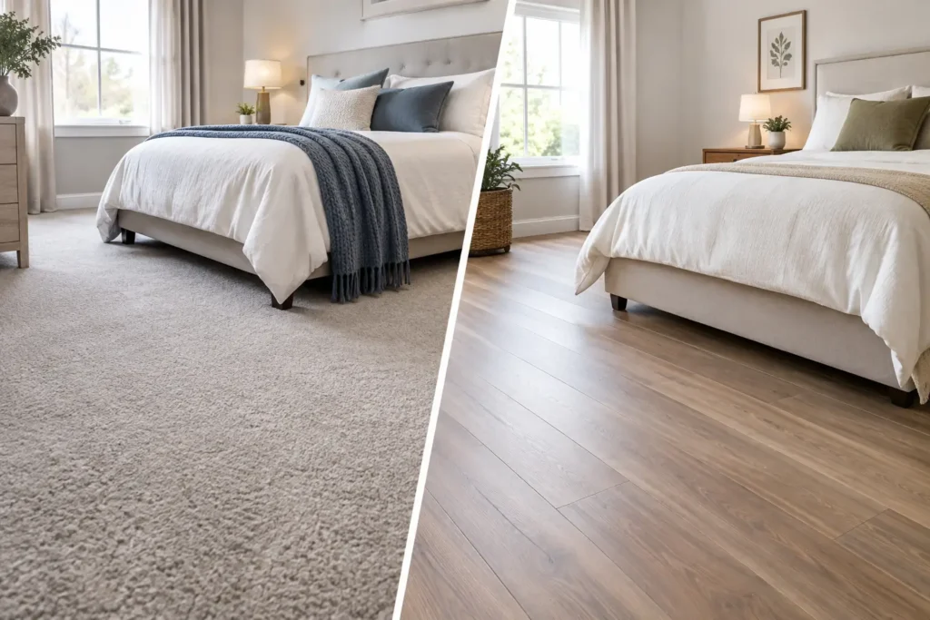 Carpet Versus LVT Bedrooms: Which Works Best?