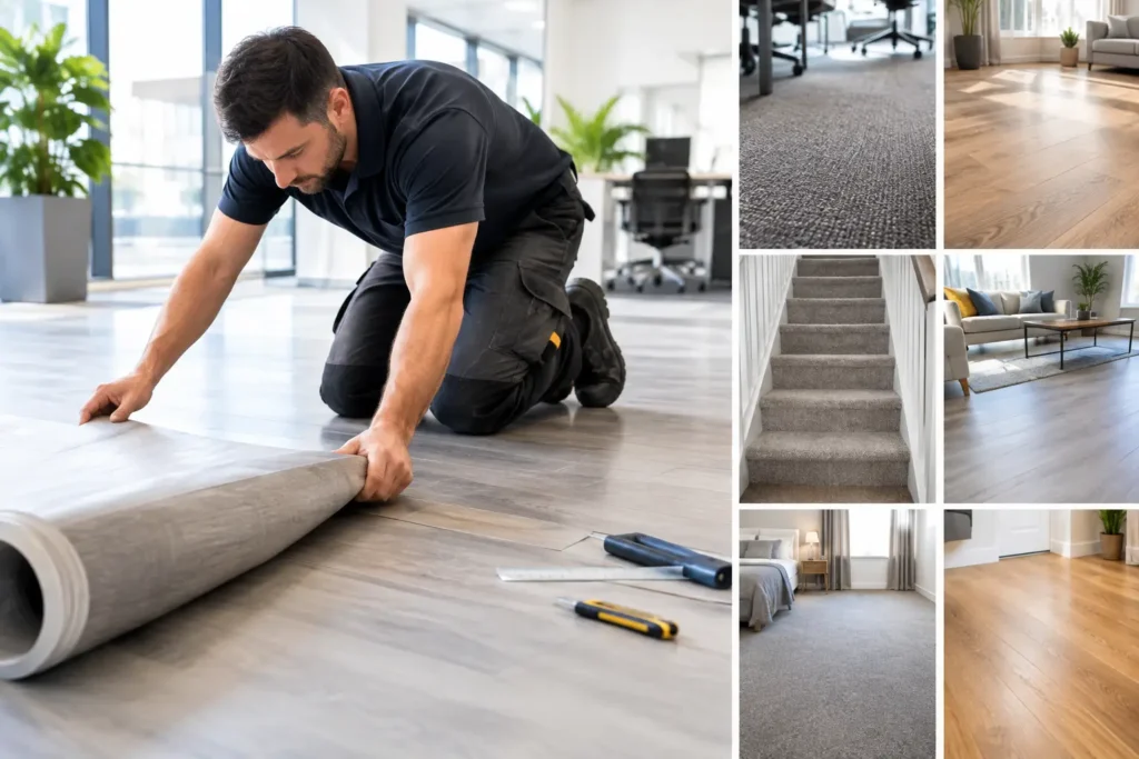 Commercial Vinyl Options for Busy Workspaces