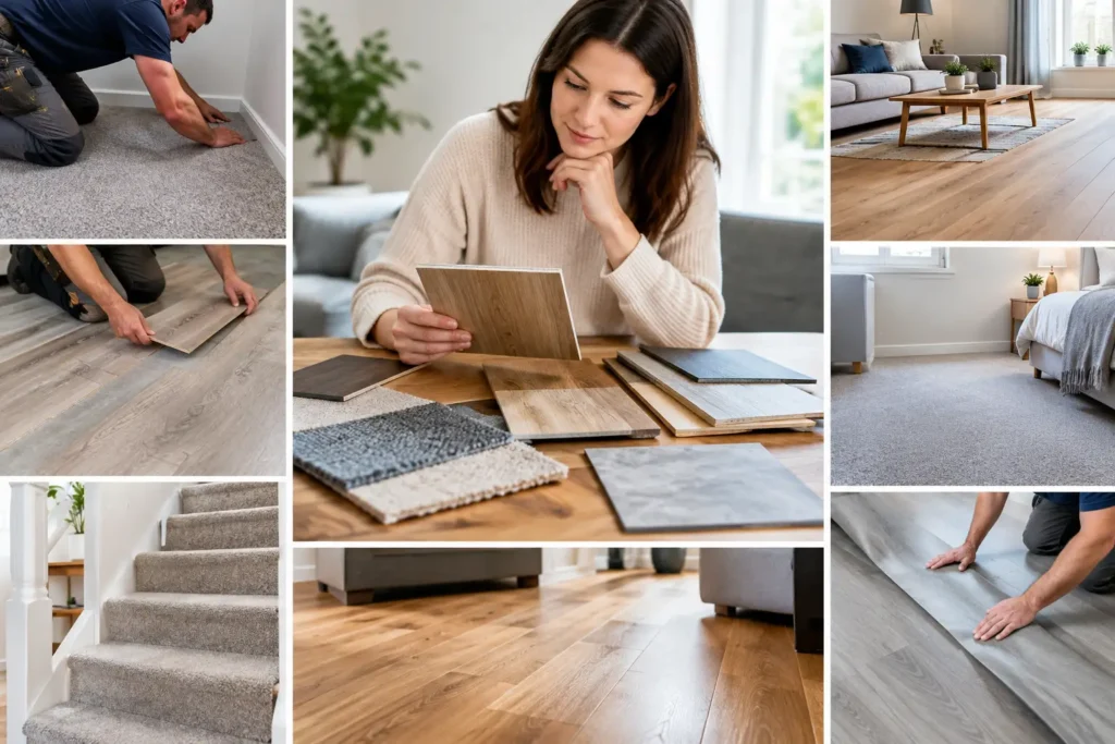 How to Match Flooring Samples With Your Room